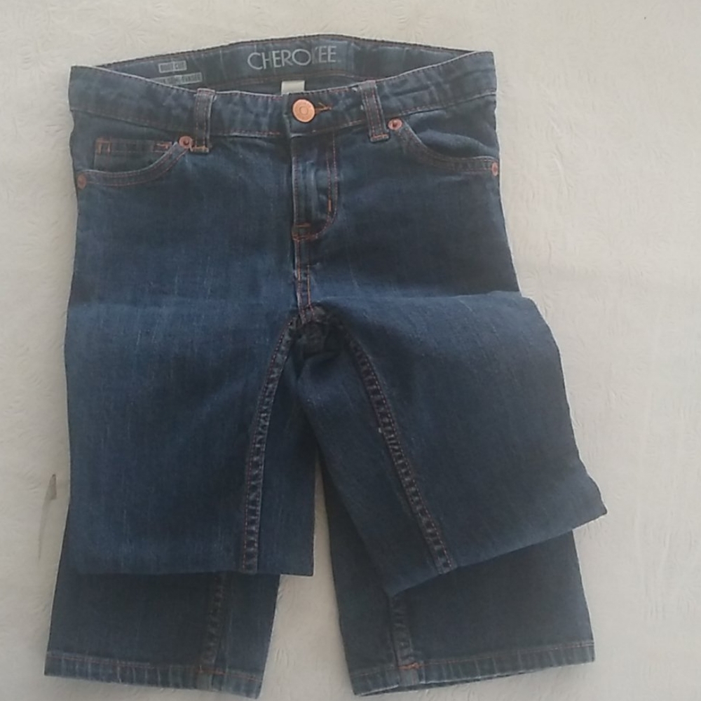 Cherokee girls boot cut jeans size 8